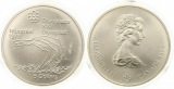 796 Kanada 5  Dollar Olympiade 1975 Silber 22,4 g. Fein Stempe...