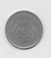 1 Rupee Indien 2001 mit Raute unter der Jahreszahl (I531)