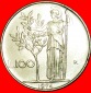 # GÖTTIN MINERVA (1954-1989): ITALIEN ★ 100 LIRE 1974R VZGL...