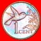 # KOLIBRI (1976-2016): TRINIDAD UND TOBAGO ★ 1 CENT 2001 VZG...