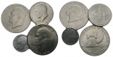 USA (3 Münzen); Italien (1 Münze)