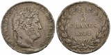 22,5 g Feinsilber. Louis Philippe (1830 - 1848)