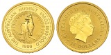 3,11 g Feingold. Sondermünze 100 Jahre Perth Mint. Känguru
