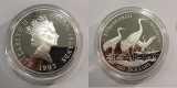 Cook Islands  100 Dollar  1993   Manchurian cranes  FM-Frankfu...