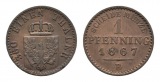 Altdeutschland Kleinmünze 1867