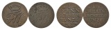 Altdeutschland  2 Kleinmünzen 1804/ 1806