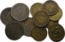 Deutsches Reich, 4x 10 Pfennig und 8x 5 Pfennig