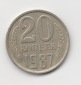 Russland & Sowjetunion 20 Kopeken 1987 (I726)