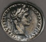 Denar des Augustus - Replik aus 925er Feinsilber, Ø 18 mm