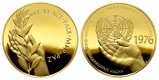 Linnartz Vereinte Nationen Goldmedaille 1976 United Nations PP...