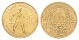 Linnartz Russland 10 Rubel 1975 Tscherwonez Gewicht: 8,6g/900er
