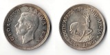 Süd Afrika  5  Shillings  1948    Bust of King George  VI.   ...
