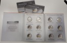 BRD 2xMedaille-Gedenkprägung  40 years of German coin history...