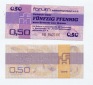 Original DDR 0,50 Mark Forumscheck kassenfrisch