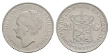 Niederlande Wilhelmina 2 1/2 Gulden 1937