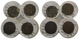 Altdeutschland, 4 Kleinmünzen, Nachahmung 1/24 Taler (1782/17...