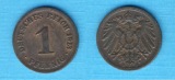 Kaiserreich 1 Pfennig 1913 D