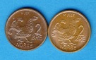 Norwegen 2 Öre 1967 + 1971 Top