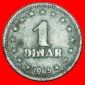 # KRIEGSZEIT (1939-1945): JUGOSLAWIEN ★ 1 DINAR 1945 ZINK! O...