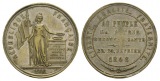 Frankreich, Medaille 1848; Ø 25 mm, 3,84 g