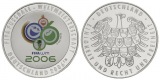 Gedenkprägung FIFA WM 2006 Deutschland, Medaille, Ø 40 mm, 25 g