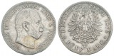 Preußen, 5 Mark 1876, kl. Randfehler