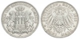 Hamburg, 3 Mark 1911, kl. Randfehler