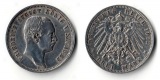 Sachsen Kaiserreich  3 Mark  1912 E Wilhelm II. 1888-1918   FM...