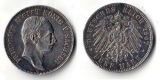 Sachsen, Kaiserreich  5 Mark  1907 E  Friedrich August III. 19...