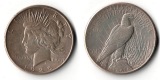 USA  1 Dollar  1925   Friedensdollar   FM-Frankfurt  Feinsilbe...
