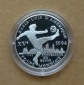 Benin 1000 Francs 1992 Fussball Silber PP in Kapsel