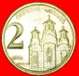 + KOSOVO KLOSTER (2000-2002): JUGOSLAWIEN ★ 2 DINAR 2002! OH...