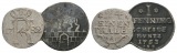 Altdeutschland, 2 Kleinmünzen 1782/1753