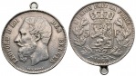 22,5 g Feinsilber. Leopold II. (1865 - 1909)