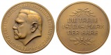 Linnartz Hindenburg Bronzemedaille 1927 a.d. 80.Geburtstag f.s...