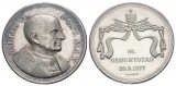 Medaille; Paulus VI Pont. Max. 80. Geburtstag 26.09.1977; AG 9...