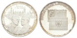Medaille o.J.; Gorbatschow/Kohl - Besuch in der BRD; Neusilber...