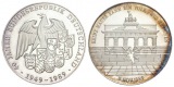 Medaille, 40 Jahre Bundesrepublik Deutschland; AG 999; 20 g, ...