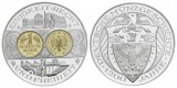 BRD; 1200 Jahre Deutsche Münzgeschichte; Medaille 2001; PP 99...
