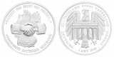 Medaille 1990; Deutschland einig Vaterland; PP, AG 999; 8,5 g,...