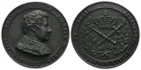 Friedrich Wilhelm IV, Eisenmedaille 1840; 31,6g, Ø 46 mm