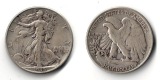 USA    Half Dollar  1945  Walking Liberty    FM-Frankfurt   Fe...