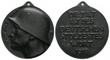 Tragbare Medaille; Eisen 1918; 28,14 g, Ø 44 mm