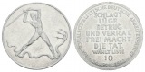 Arbeiterpartei, Aluminiummedaille 1932; 2,8 g, Ø 33 mm