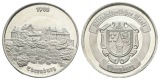 Ebenburg, versilberte Medaille 1988; 10 g, Ø 30 mm