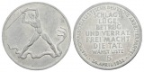 Deutsche Arbeiterpartei; Aluminiummedaille 1932; 3 g, Ø 33 mm
