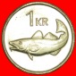 + GROSSBRITANNIEN FISCH (1989-2011): ISLAND ★ 1 KRONA 2011 u...