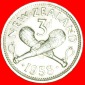 + WAFFE (1955-1965): NEUSEELAND ★ 3 PENCE 1958 GEKLEIDETE K...