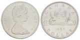 Linnartz Kanada 1 Dollar 1965 vz-