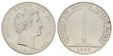 Linnartz Bayern Ludwig I. Gedenkdoppeltaler 1833 Kriegerdenkma...